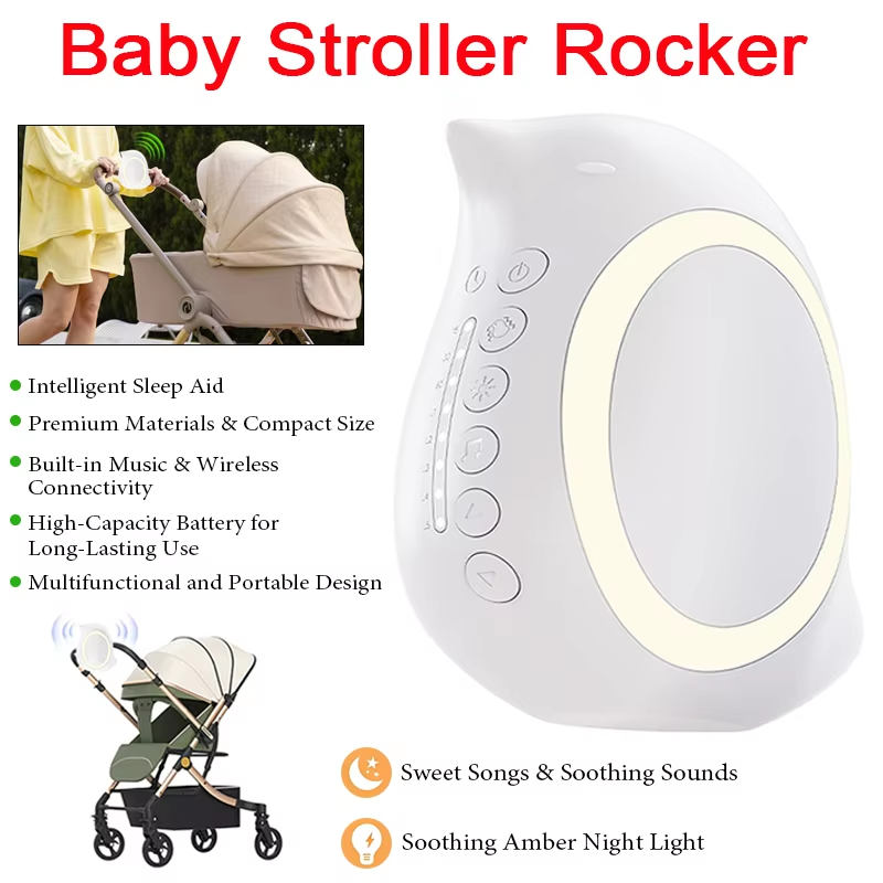 Full Range Speaker - Tragbarer Outdoor-Kinderwagen mit Nachtlicht Multifunktionaler Kabelloser