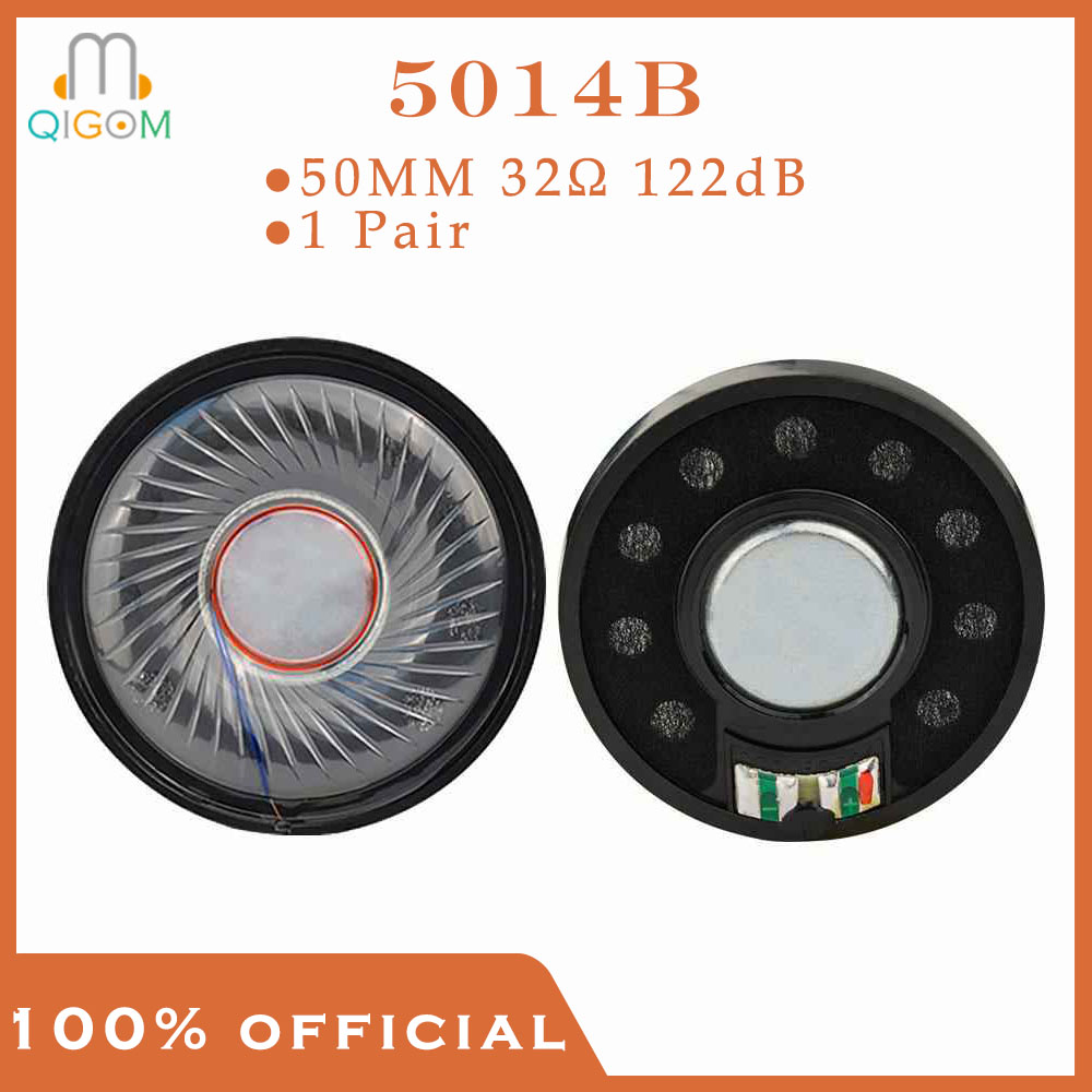 Headphone Parts - QIGOM 50MM Kopfhörer-Treiber Hifi-Kopfhörer-Lautsprechereinheit 122dB 32ohm