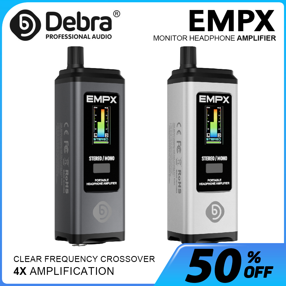 Headphone Amplifier - Debra EMPX Professioneller OTG-Stereo-Kopfhörerverstärker, Mono/Stereo-Umschaltfunktion, eingebauter