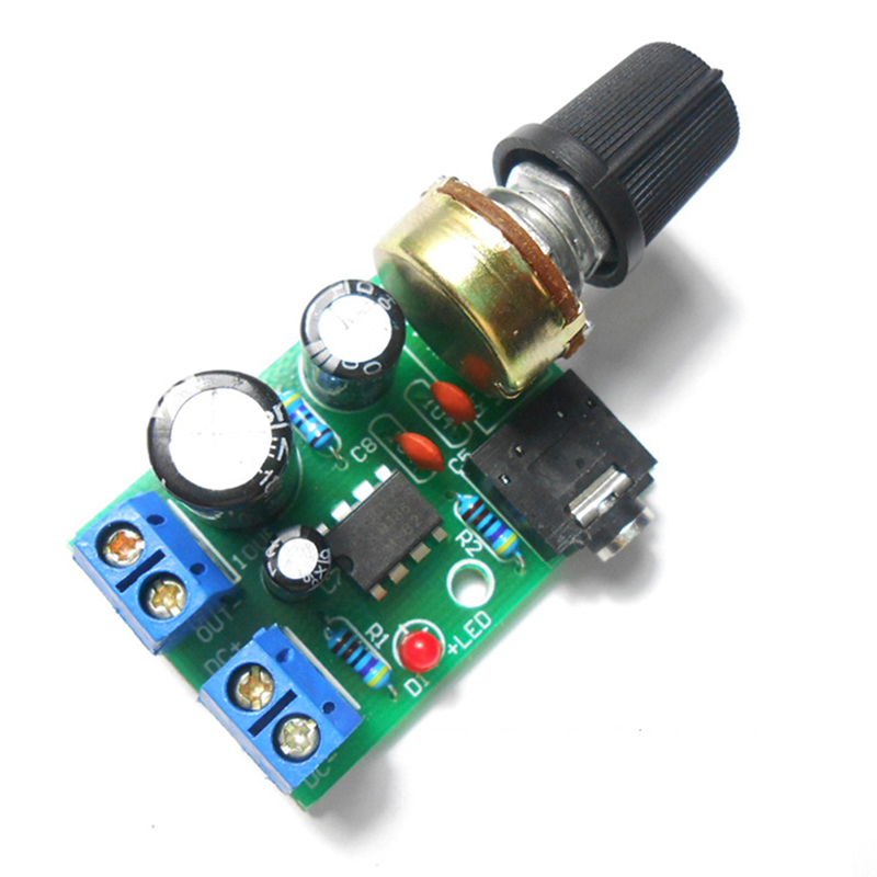 Volume Control Board - LM386 Audioverstärkerplatine Mono 3,5 mm DC