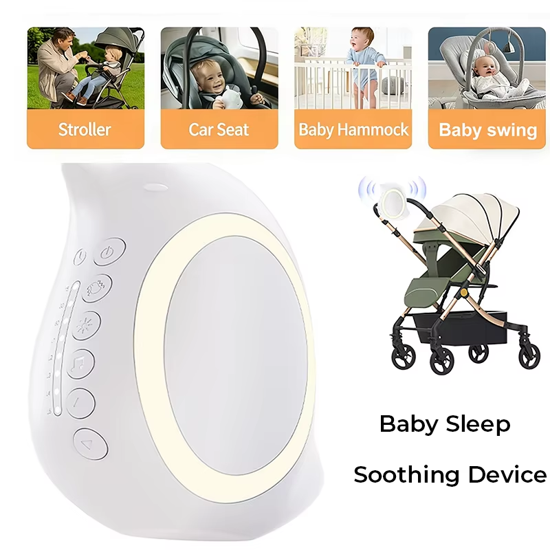 Full Range Speaker - Tragbares Einstellbares Elektrisches Baby-Einschlafhilfegerät mit Nachtlicht