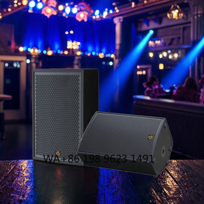 Full Range Speaker - Hochleistungs-Fullrange Professionelle Bühnenlautsprecher Hochwertiges Soundsystem für