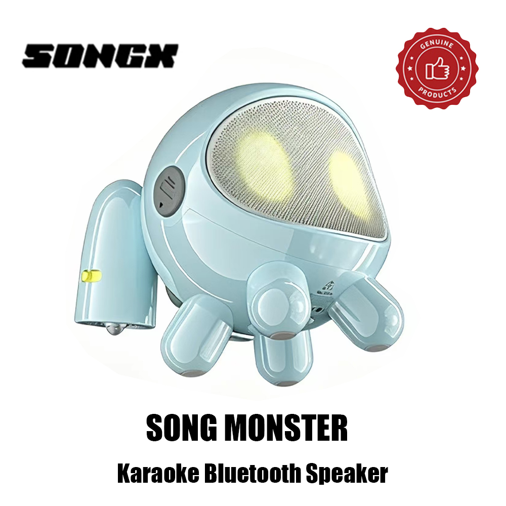 Full Range Speaker - SONGX SONGMONSTER Niedlicher Roboter-Karaoke-Bluetooth-Lautsprecher mit 2