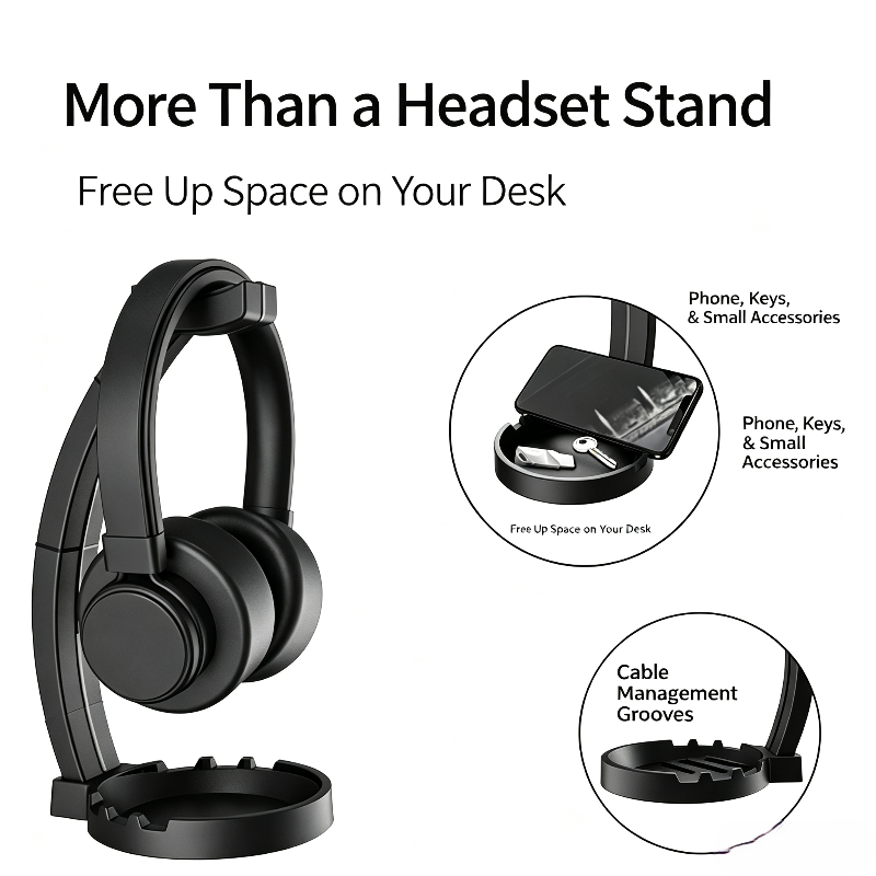 Kopfhörerständer mit Ablagefac – Headphone Parts Bewertung und Preis