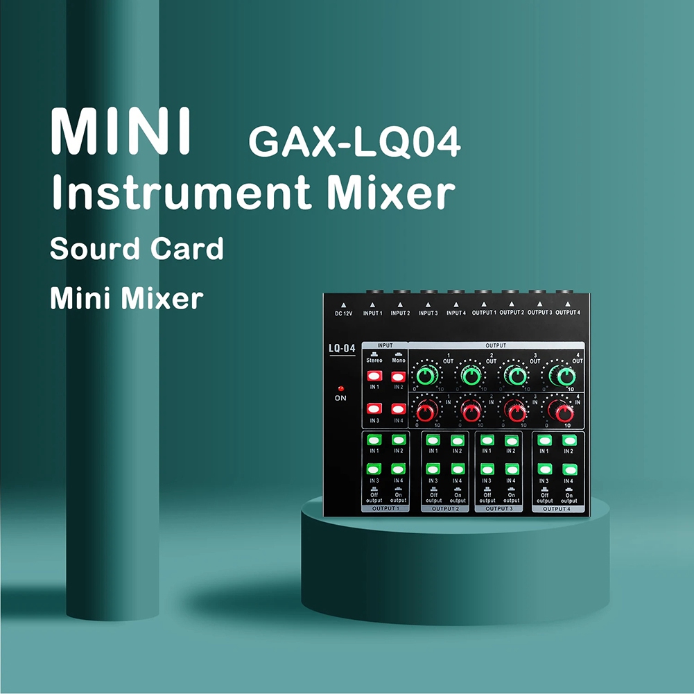 (MEOF] -LQ04 4-Kanal-Mixer 4-K – Headphone Amplifier Bewertung und Preis