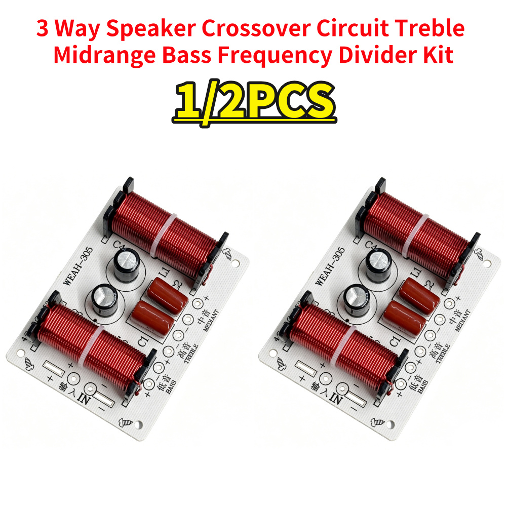 150W 3-Wege-Audio-Lautsprecher – Speaker Crossover Bewertung und Preis