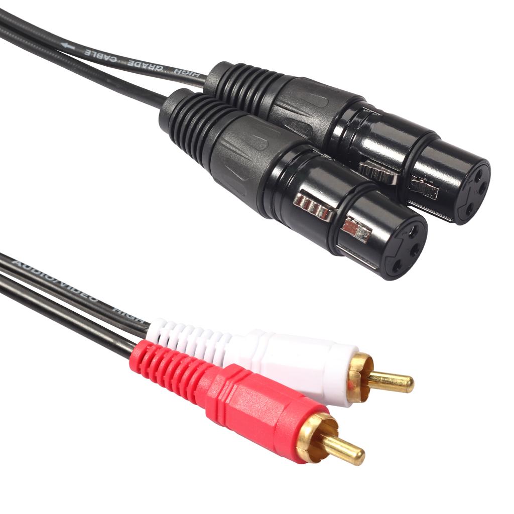 Hochwertiger XLR-RCA-Audiokabe – Rca Cable Bewertung und Preis