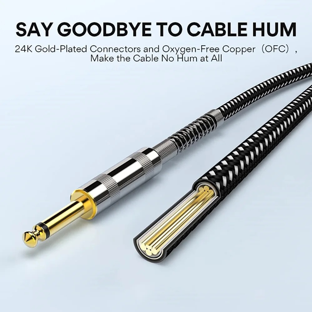 6,35 mm Audiokabel TRS 1/4 Zol – Trs Cable Bewertung und Preis