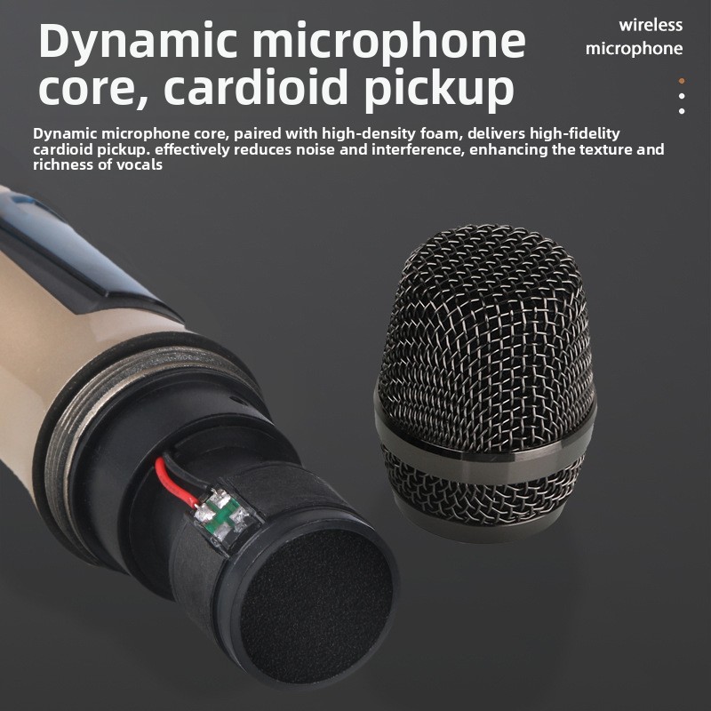 Drahtloses Mikrofon, 2 Kanäle, – Ribbon Microphone Bewertung und Preis