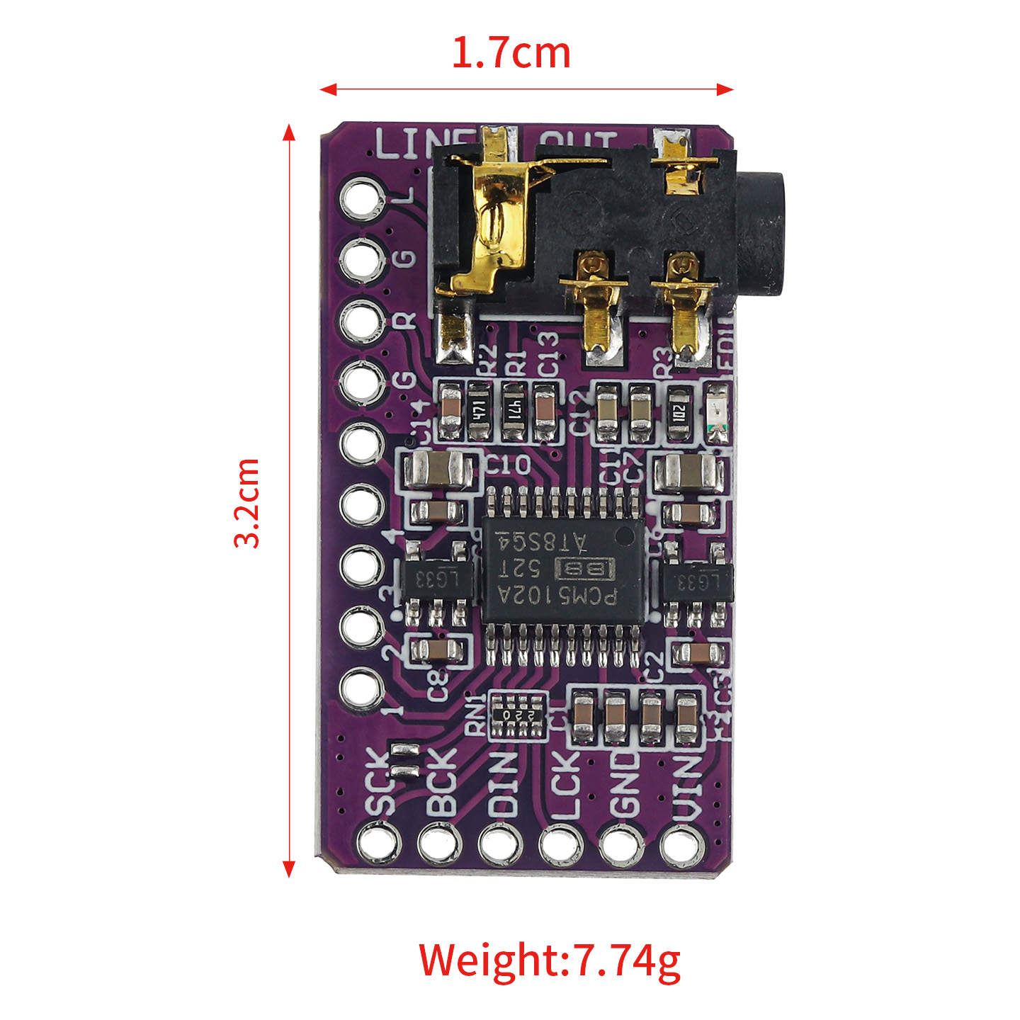 XCW Schnittstelle I2S PCM5102A – Pcm5102 Bewertung und Preis
