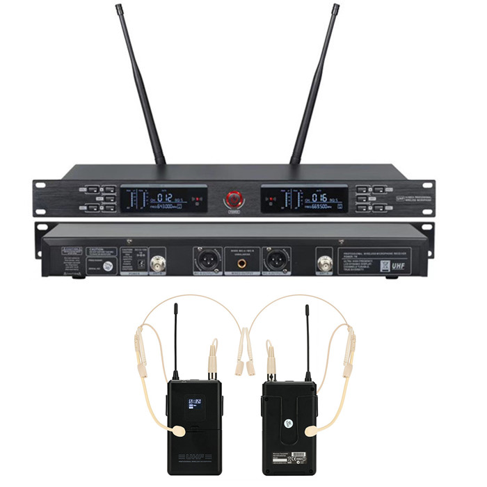 640-690MHz UR-2000-H Dual-Chan – Ribbon Microphone Bewertung und Preis