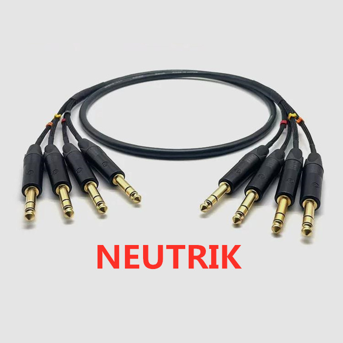 1 Meter 11 NEUTRIK 6,35mm TRS  – Trs Cable Bewertung und Preis