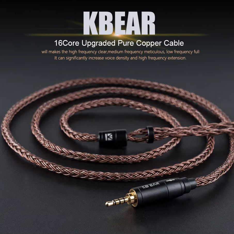 KBEAR 16-adriges 2-poliges IEM – Trs Cable Bewertung und Preis