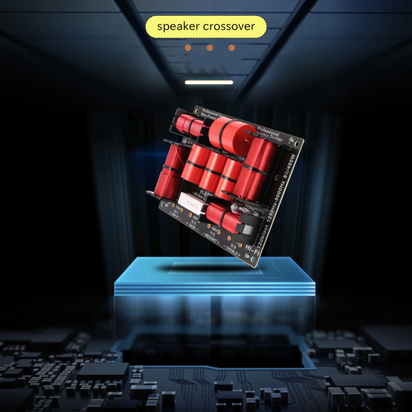 Excellent-400W 3-Wege-Crossove – Speaker Crossover Bewertung und Preis
