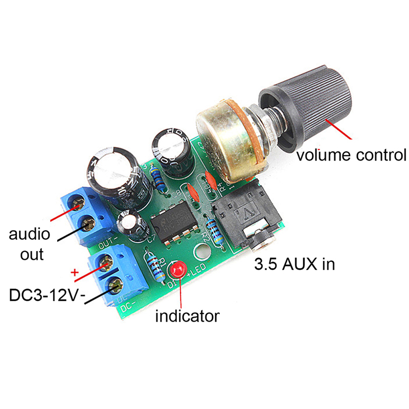 LM386 Audioverstärkerplatine M – Volume Control Board Bewertung und Preis
