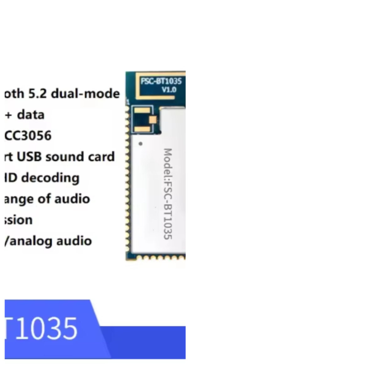 FSC-BT1035 Modul QCC3056 Chip  – Usb Sound Card Bewertung und Preis